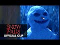 Snow Falls (2023 Movie) Official Clip ‘The Snowman’ – Anna Grace Barlow, Johnny Berchtold