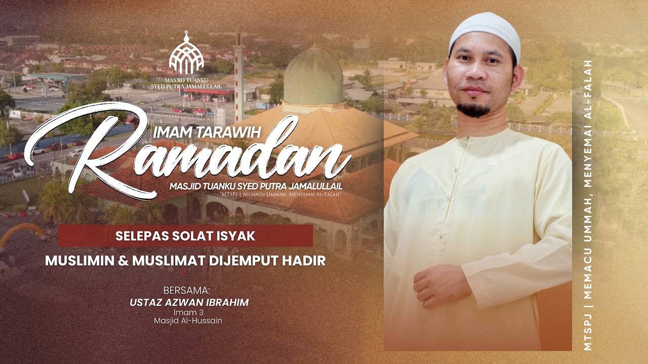 (LIVE) Qiyam Ramadhan Masjid Tuanku Syed Putra Jamalullail