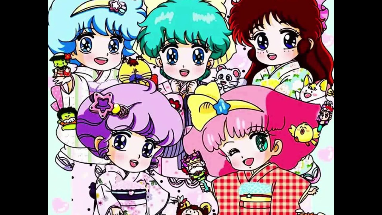 ಌ Kawaii Stickers Majokko ಌ ８０年代からの懐かしい魔法少女達をキラキラシ Youtube