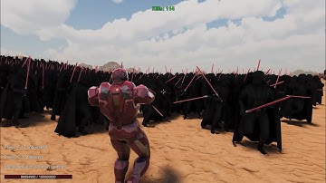 Iron Man VS Darth Vader Army UEBS 2 l Ultimate Epic Battle Simulator 2