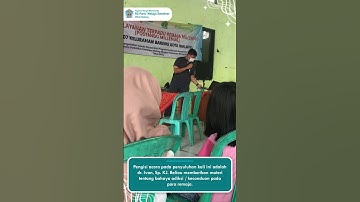 Penyuluhan Bahaya Adiksi di Posyandu Remaja Bareng