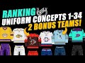 NHL 'Alternate' Uniform Concepts RANKED 1-34! Two Bonus Teams!