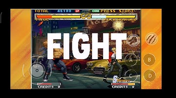 Garou: Mark of the Wolves, TIZOC game play android with setting of input/pads/buttons