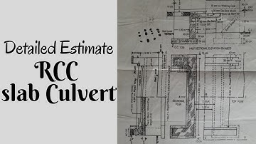 Detailed Estimate of RCC Slab Culvert | Estimating and Costing | Civil Engineering | SBK Concept