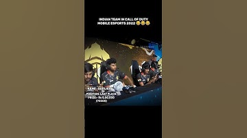 INDIAN TEAM IN MOBILE ESPORTS BEFORE VS NOW #codmobile #india #shorts