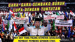 Download lagu Gara-gara Sembako di MAY DAY, Buruh Lupa Tuntutan, Prabowo Semakin Ditakuti Dunia