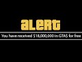 I Got $18,000,000 For Free - GTA Online