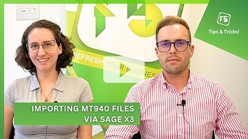 Importing MT940 files via Sage X3