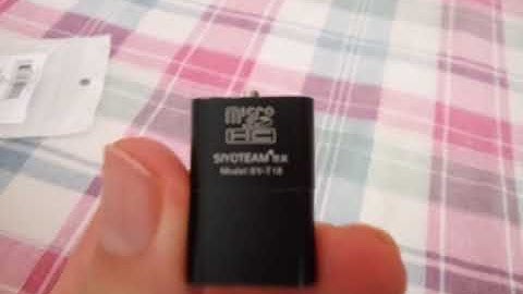 High Speed USB 2.0 Micro SD TF T-Flash Memory Card Reader Adapter - BLACK