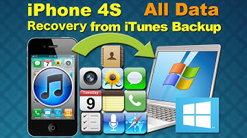 Dr.Fone iPhone 4S Data Recovery Windows: Recover iPhone 4s Contatcts/SMS/Videos from iTunes backup