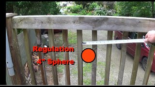 DIY - How to Test Deck Railing Meets Building Code by Basa Pete 2,114 views 9 months ago 4 minutes, 31 seconds