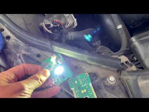 Mercedes-Benz w212 замена габаритного диода how to change led bulb in parking light