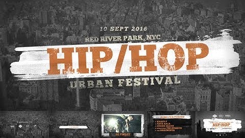 Hip Hop Festival | After Effects Template