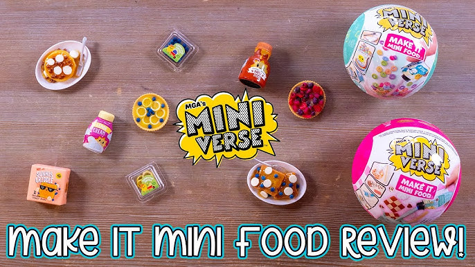 MGA'S MINI VERSE Make It Mini Food Diner Series 1 Blind Balls New 2022