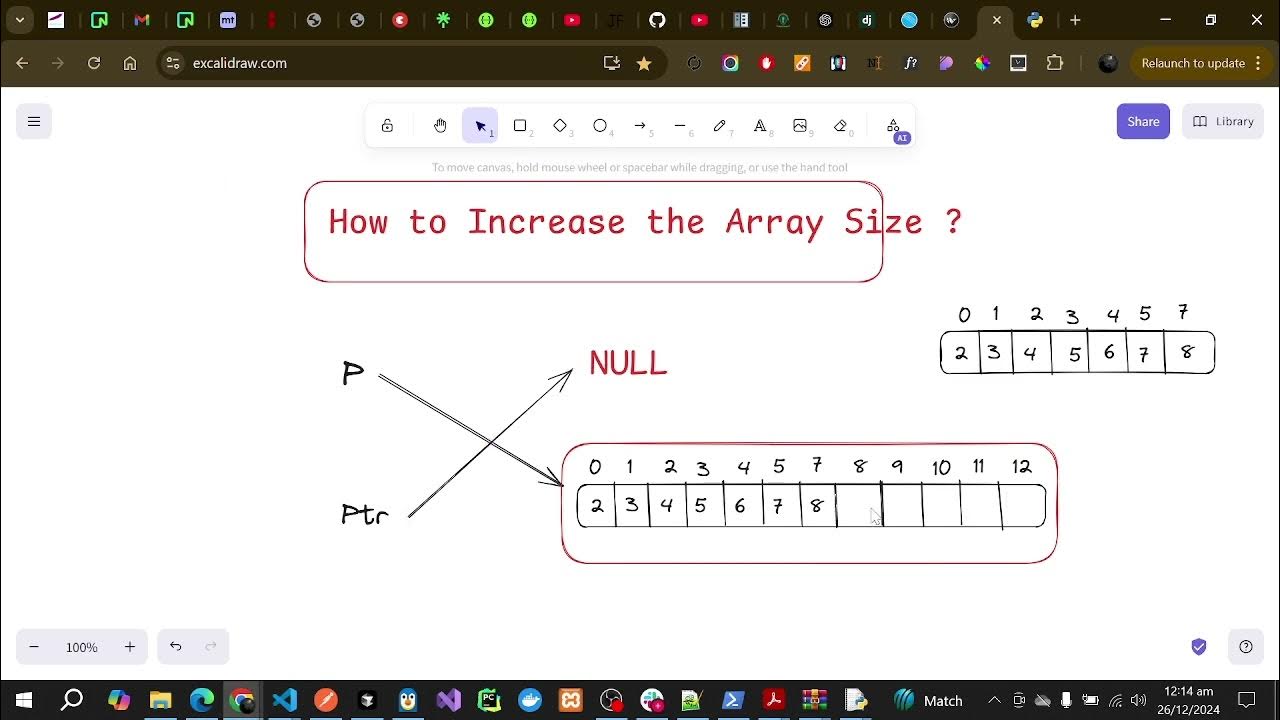 How to Increase Size of Array Dynamically | C++ Code | Array - YouTube