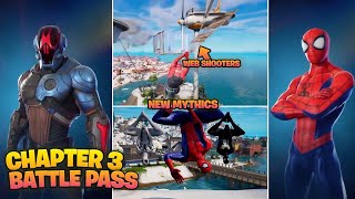 Fortnite Chapter 3 BATTLE PASS Trailer (Spider-Man skin, NEW MYTHICS, NEW MAP and MORE!!!)