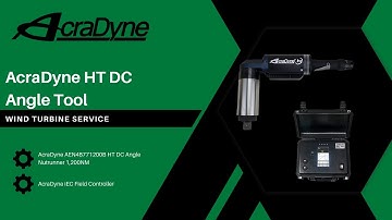 AcraDyne High Torque DC Angle Nutrunner – The Ultimate Tool for Wind Turbine Blade Maintenance