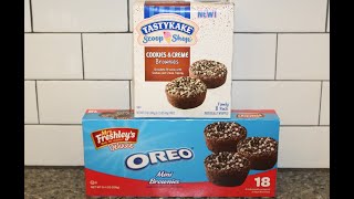 TastyKake Scoop Shop Cookies & Crème Brownies and Mrs. Freshley’s Deluxe Oreo Mini Brownies