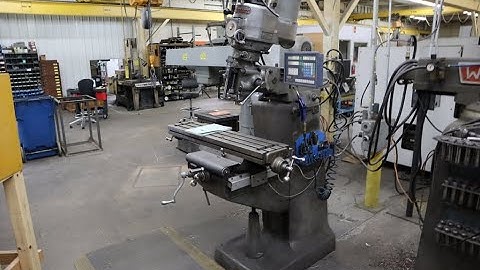 Bridgeport Series I Vertical Milling Machine, 9"x42" Table, 2-Axis DRO, Variable Speed Spndl & More