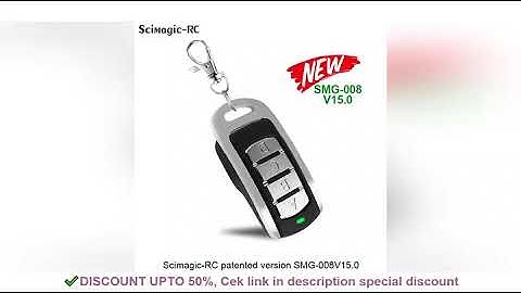 Scimagic Multi Frequency Duplicator 280-868MHz Fixed & Rolling Code 433MHz Garage Door Gate Remote C