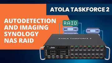 Autodetection and imaging Synology NAS RAID with Atola TaskForce 2