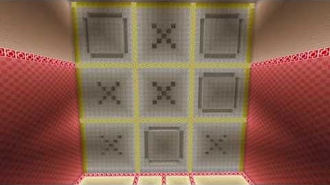 Minecraft:~WORKING Tic Tac Toe Board!~ (Redstone)