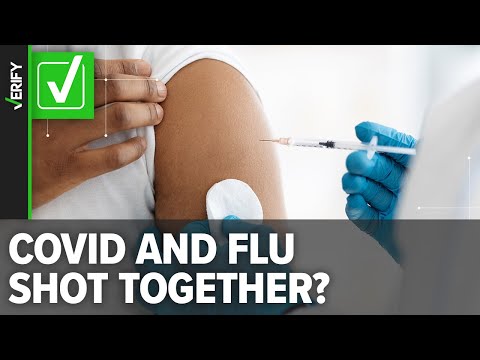 You can get the COVID-19 vaccine and the flu shot at the same time