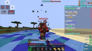 Road to 1800 • Badlion Ranked BuildUhc 1v1 #1| Klevi