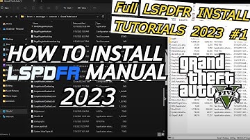 How To Install LSPDFR in 2023 | LSPDFR Install Tutorials 2023 | Ep.1