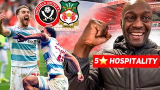 😎MATCH DAY HOSPITALITY VLOG At BRAMALL LANE⭐️Sheffield United vs Wrexham 
