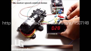 DC 6-30V 12V 24V Max 8A Motor PWM Speed Controller With Digital Display & Switch