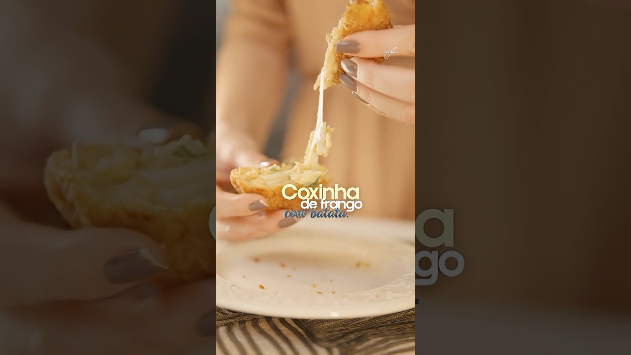 Coxinha de Frango com Batata e Queijo