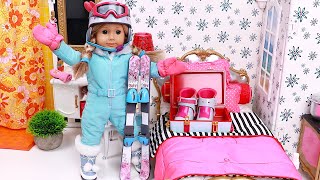 Doll&#39;s ski vacation! Play Dolls