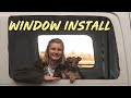 #3 Window Installation In Our Sprinter Van