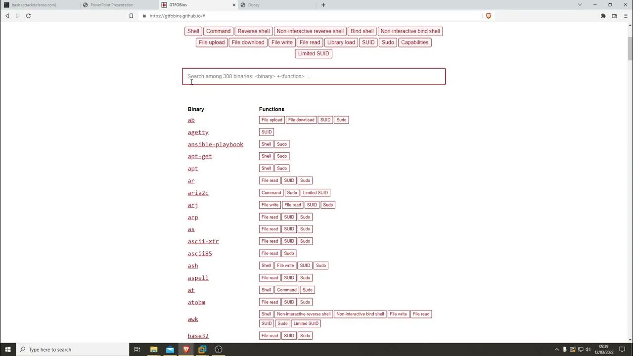 Privilege Escalation using GTFOBins, SUID flag set on man YouTube