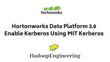Hortonworks Data Platform 3.0. Enable Kerberos using MIT Kerberos