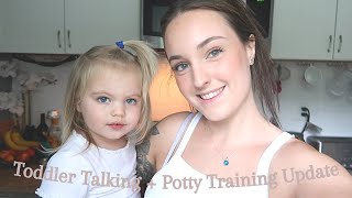 Afternoon DITL | 22 Month Old Talking + Potty Training!