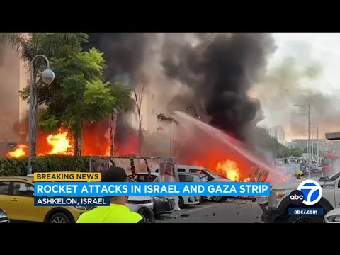 Sirens blare amid rocket attacks in Israel and Gaza Strip