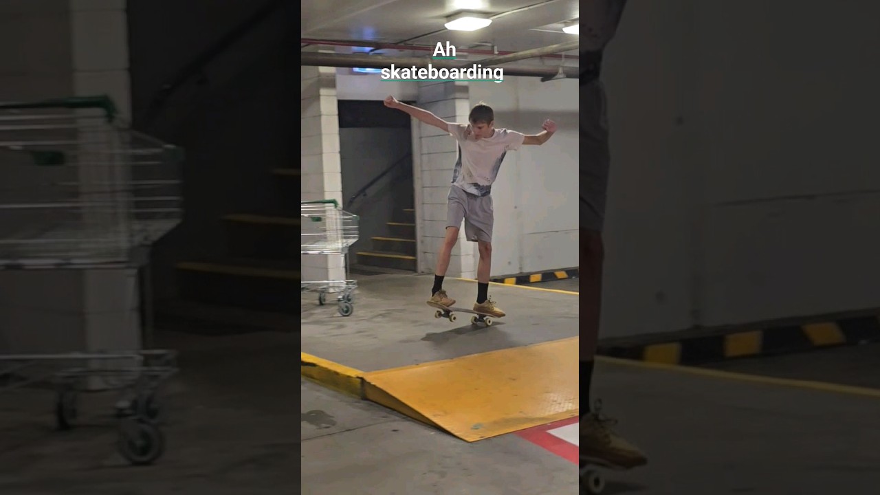 skateboarding feels different underground #skateboarding #manual #street