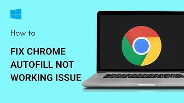 How to fix Chrome Autofill Not Working issue