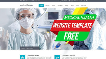 Create Health and Medical Website Template FREE HTML , CSS , JS