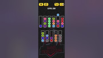 Ball Sort Puzzle | Level 226 | No Extra tube | Single Level