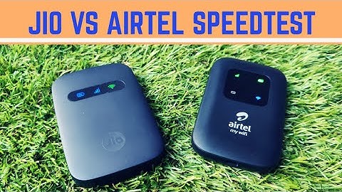 JioFi vs Airtel - 4G Wifi Router Speed Test comparison - Who win the speed test ?