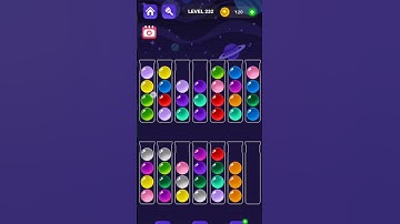 Ball Sort Master Game Level - 232 Without Boosters | Puzzle Game | #entertainment #puzzle #games