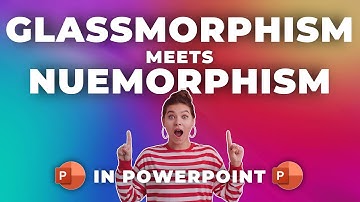 Glassmorphism meets Neumorphism ! 🚀Dynamic Layout Design in PowerPoint🚀