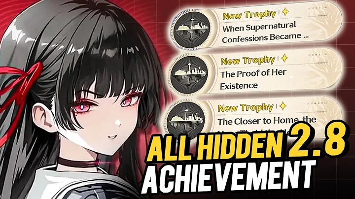 All  20 Wuwa 2.8 Hidden Trophy | Wuthering Wave 2.8  Honamy City Secret Achievement