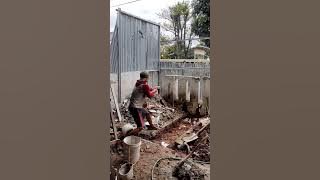 Insiden lucu pekerja bangunan