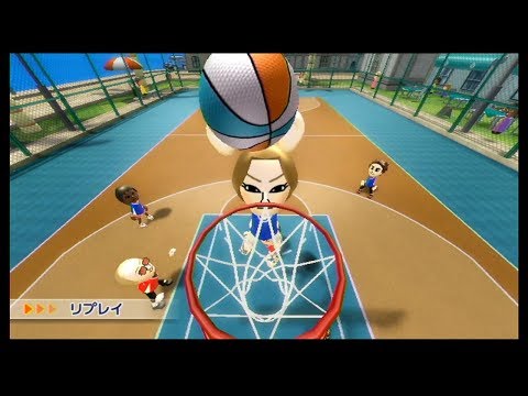 Wii Sports Resort]Wiiスポーツリゾートのバスケットボール(試合