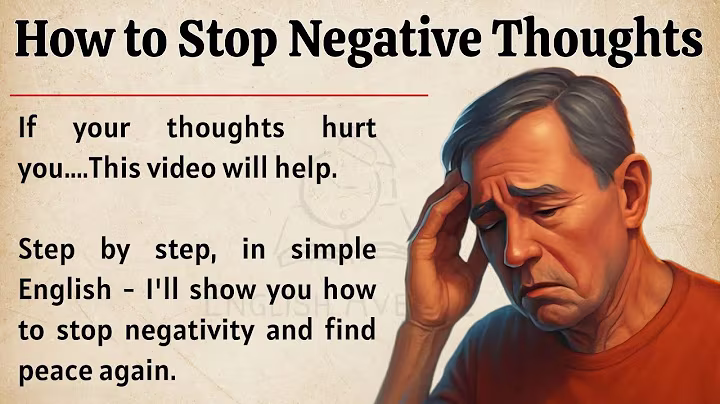 How to Stop Negative Thoughts and Feelings || Learn English Through Motivational Lesson 🔥 