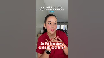 Are exit interviews just a massive waste of time or is it just me? #exitinterview #corporate